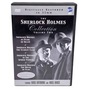 Sherlock Holmes Collection Volume 2 Basil Rathbone MPI DVD Nigel Bruce Restored